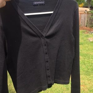 black long sleeved brandy button up!